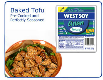 Baked Tofu-Pre-cooked and perfectly seasoned.